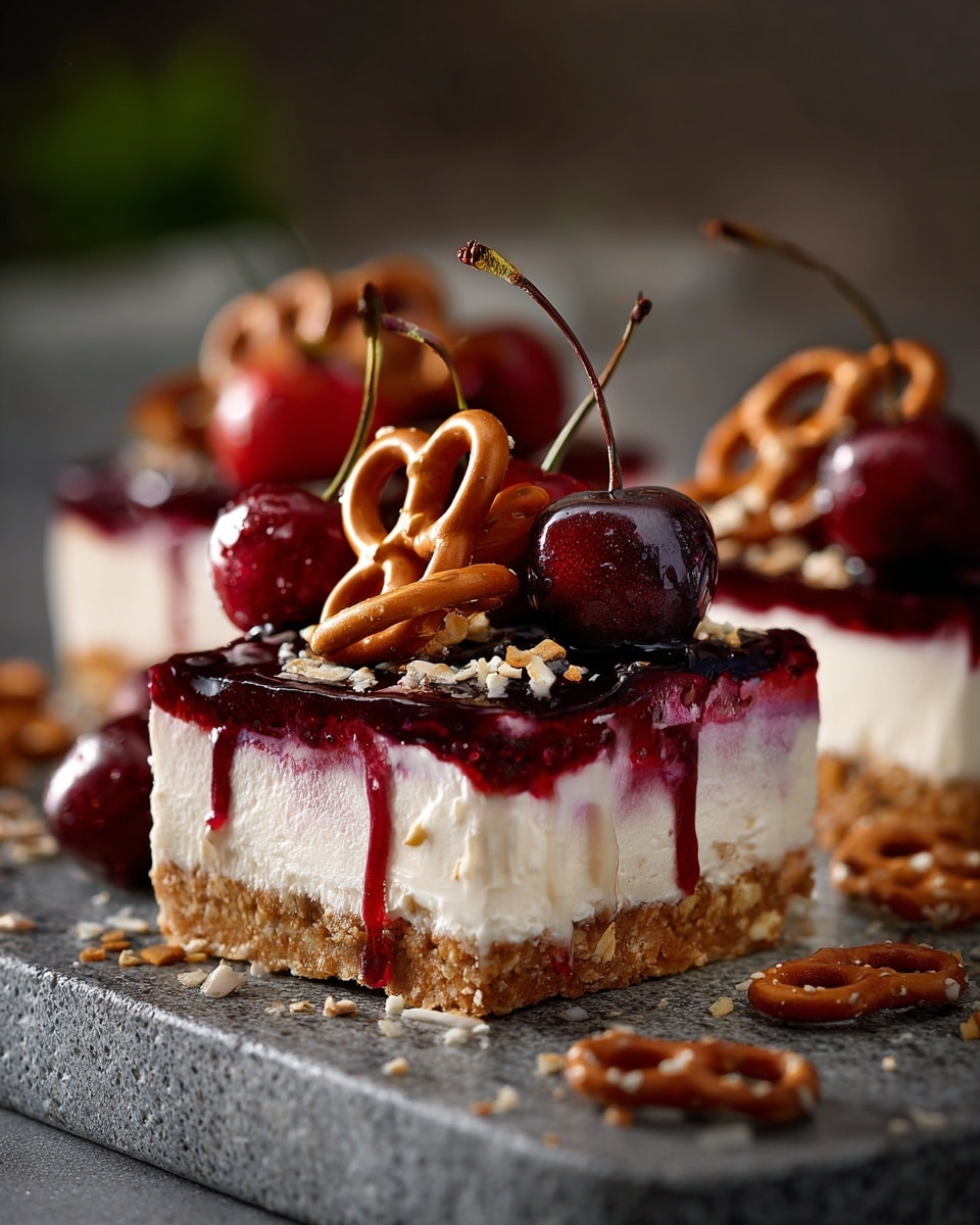 Peanut Butter and Jelly Cheesecake Bars Recipe