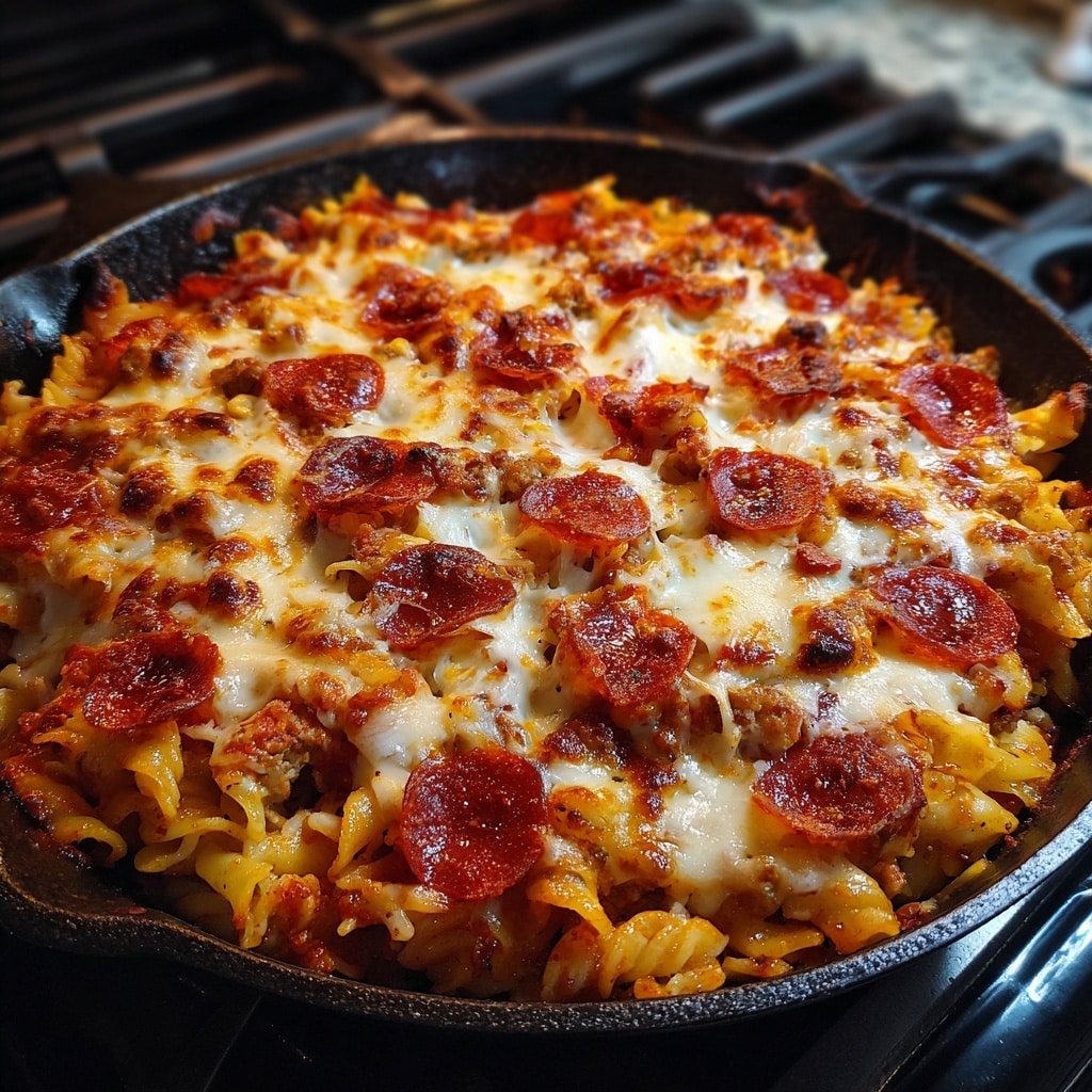 Bubble Up Biscuit Pizza Casserole Recipe - Recipe Image