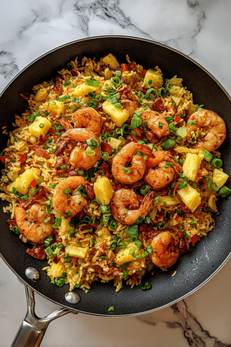 Coconut Rice with Prawn Stir-Fry Recipe
