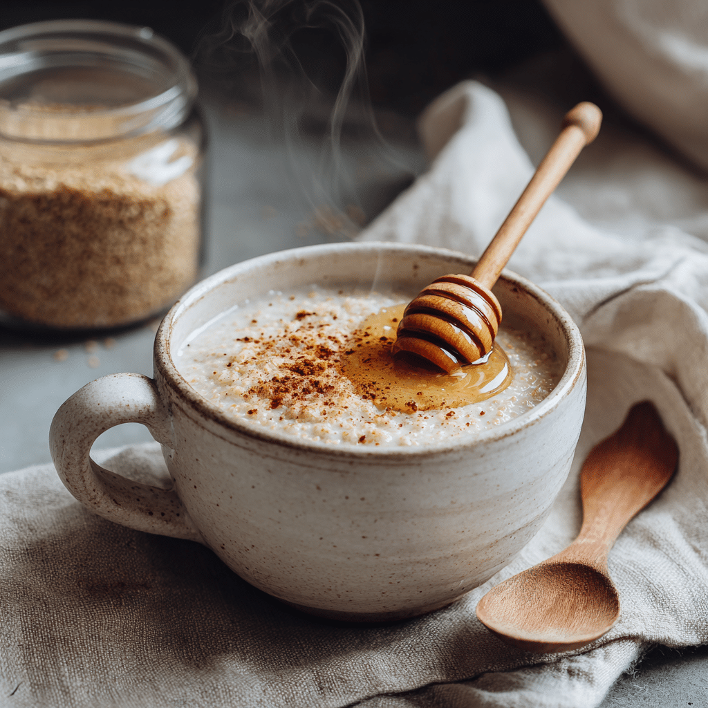 The Easiest Honey Oat Milk Latte Recipe - Recipe Image