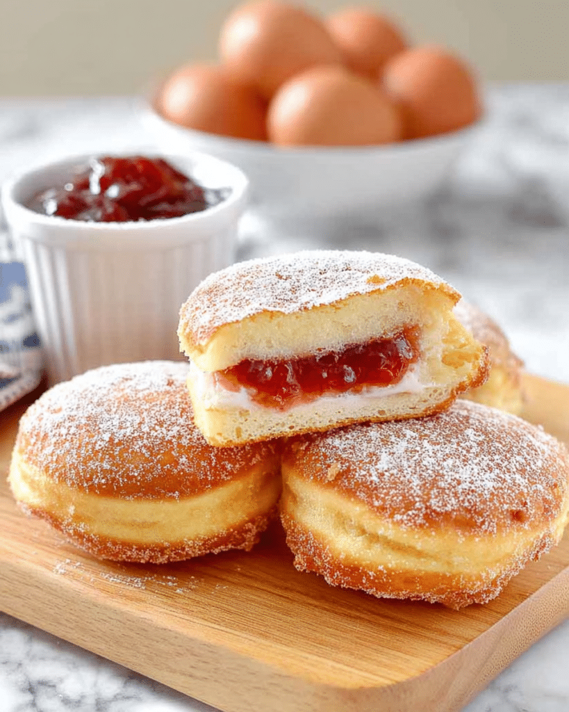 Jam Jelly Doughnut French Toast Recipe