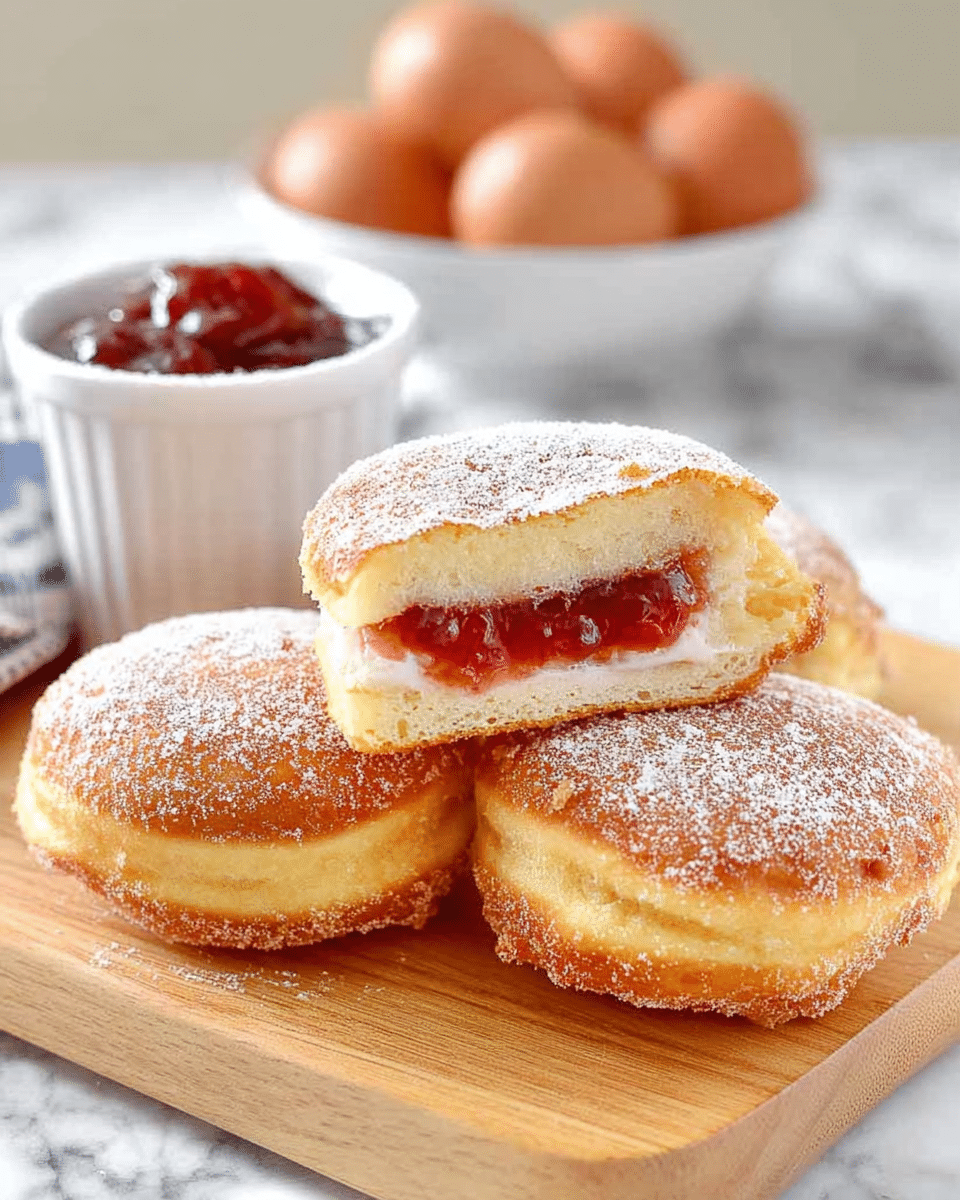 Jam Jelly Doughnut French Toast Recipe