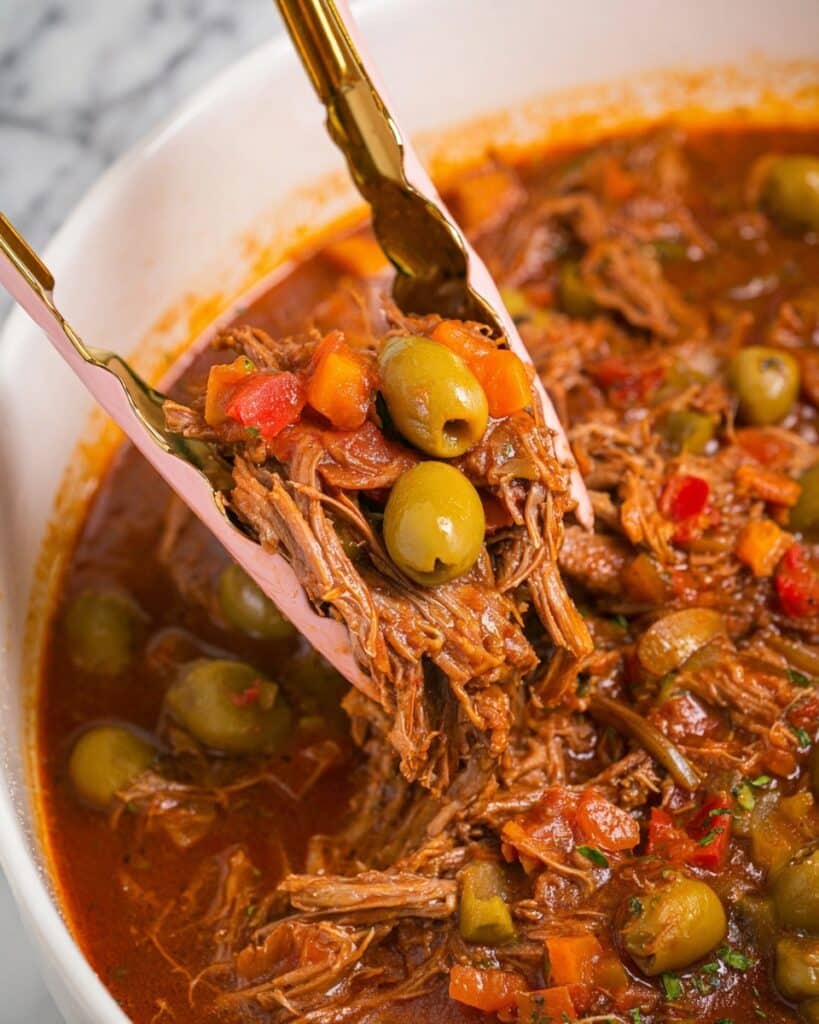 Slow Cooker Ropa Vieja (Cuban Beef) Recipe