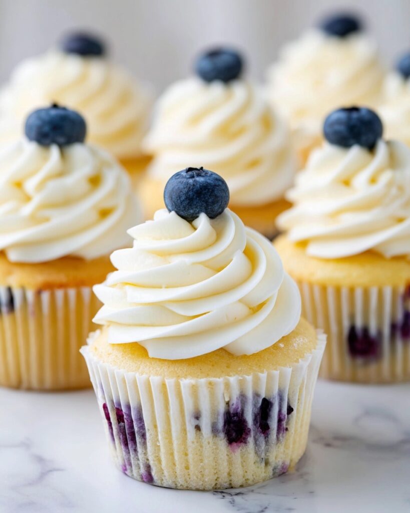 Lemon Blueberry Cupcakes Recipe