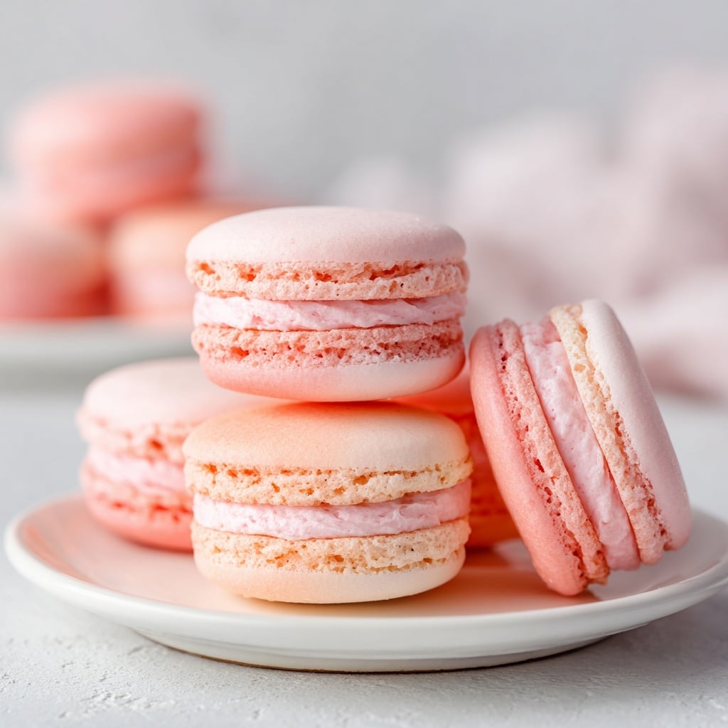 Master Irresistible Vanilla Cream Filled Macarons Recipe - Recipe Image