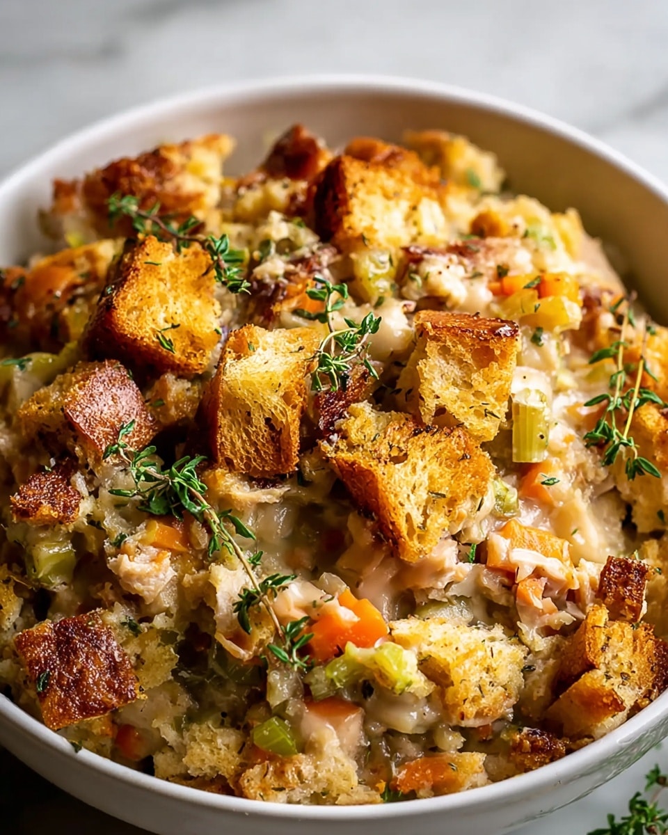 Crock Pot Chicken & Stuffing Dinner Recipe - Recipe Image