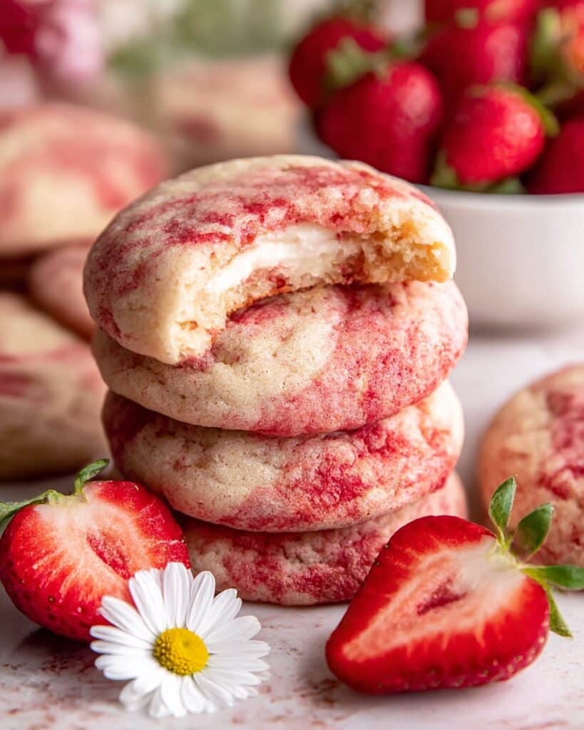 Strawberry Cheesecake Cookies Recipe