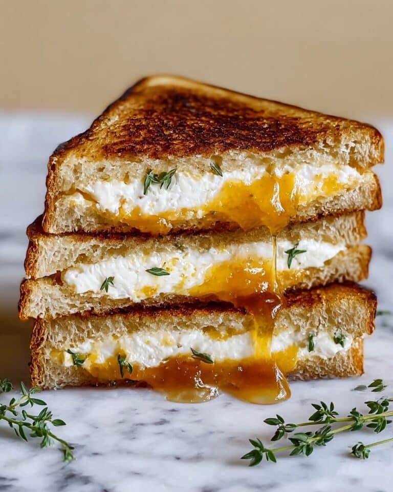 Goat Cheese Grilled Cheese with Honey Bliss Recipe