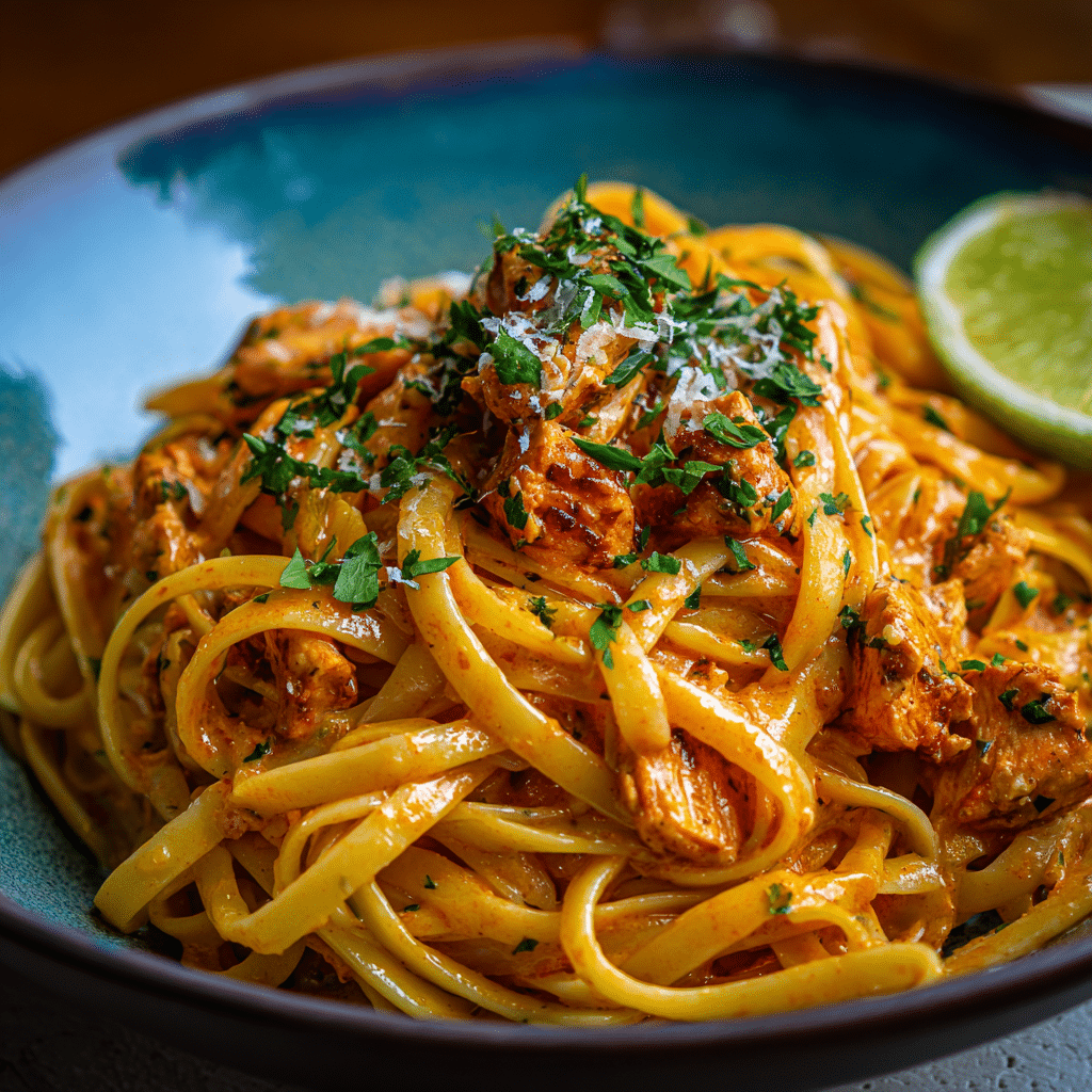 Cowboy Butter Chicken Linguine Recipe - Recipe Image