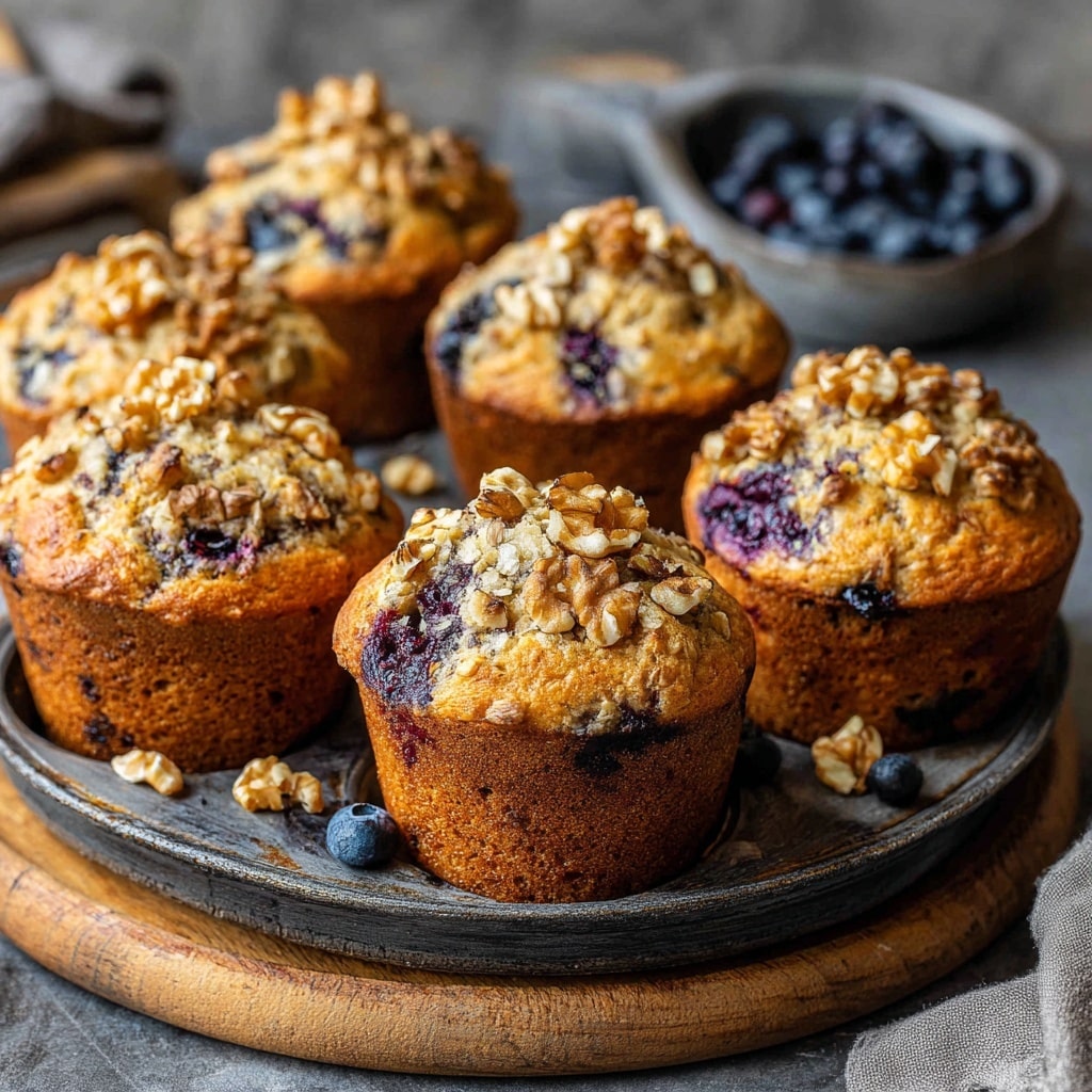 Air Fryer Banana Blueberry Muffins Recipe