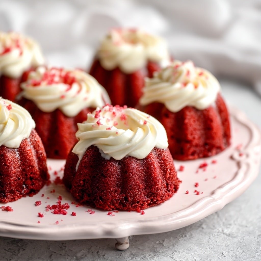 Molten Red Velvet Cakes with Cream Cheese Whipped Cream Recipe - Recipe Image
