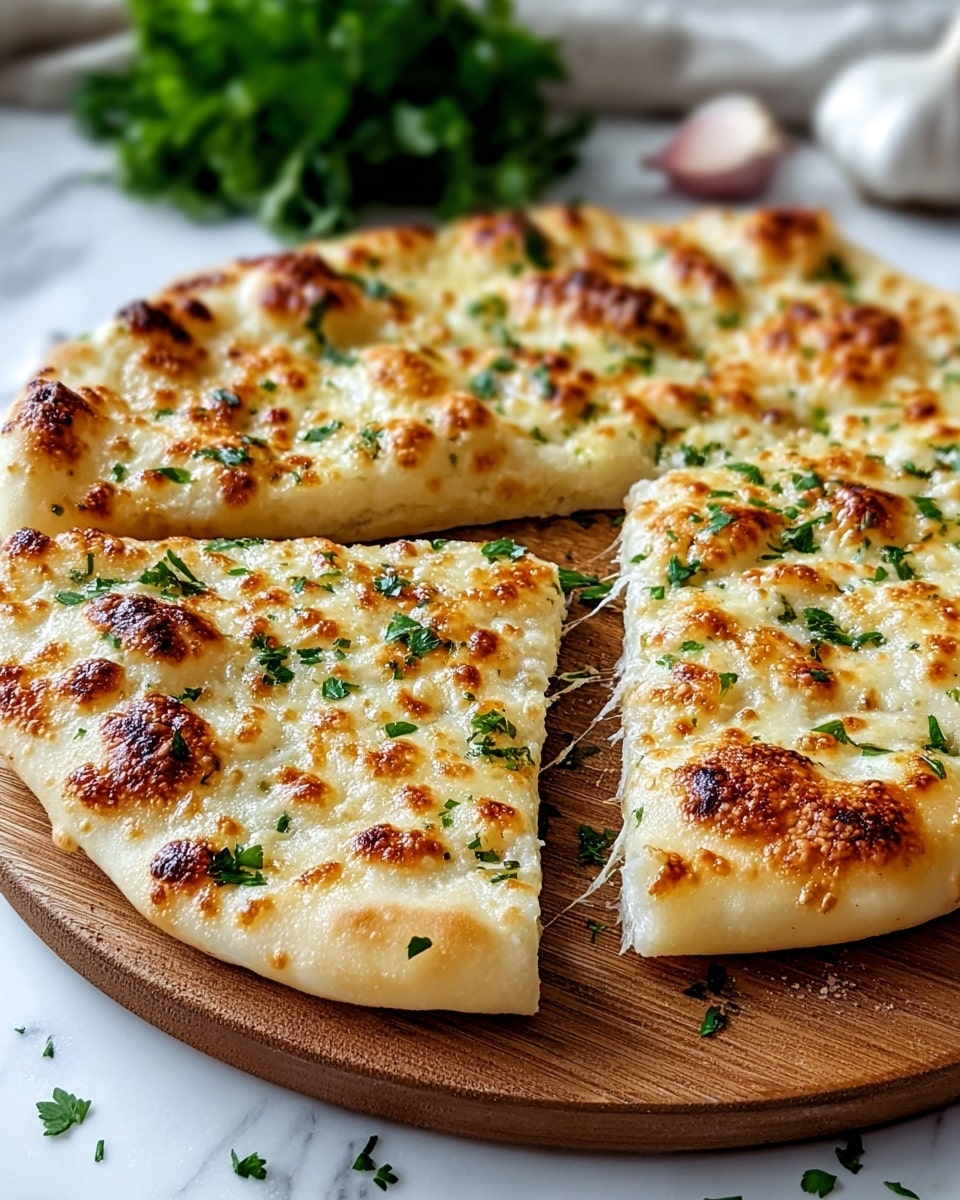 Irresistible Garlic Keto Flatbread: Soft, Savory Delight! Recipe - Recipe Image