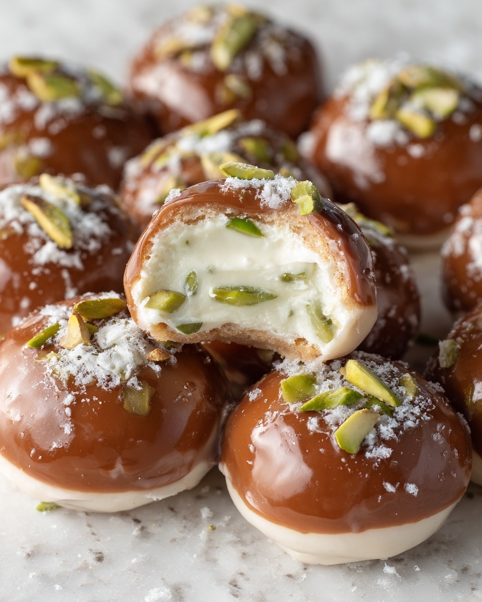 Ricotta Pistachio Honey Bites Recipe - Recipe Image
