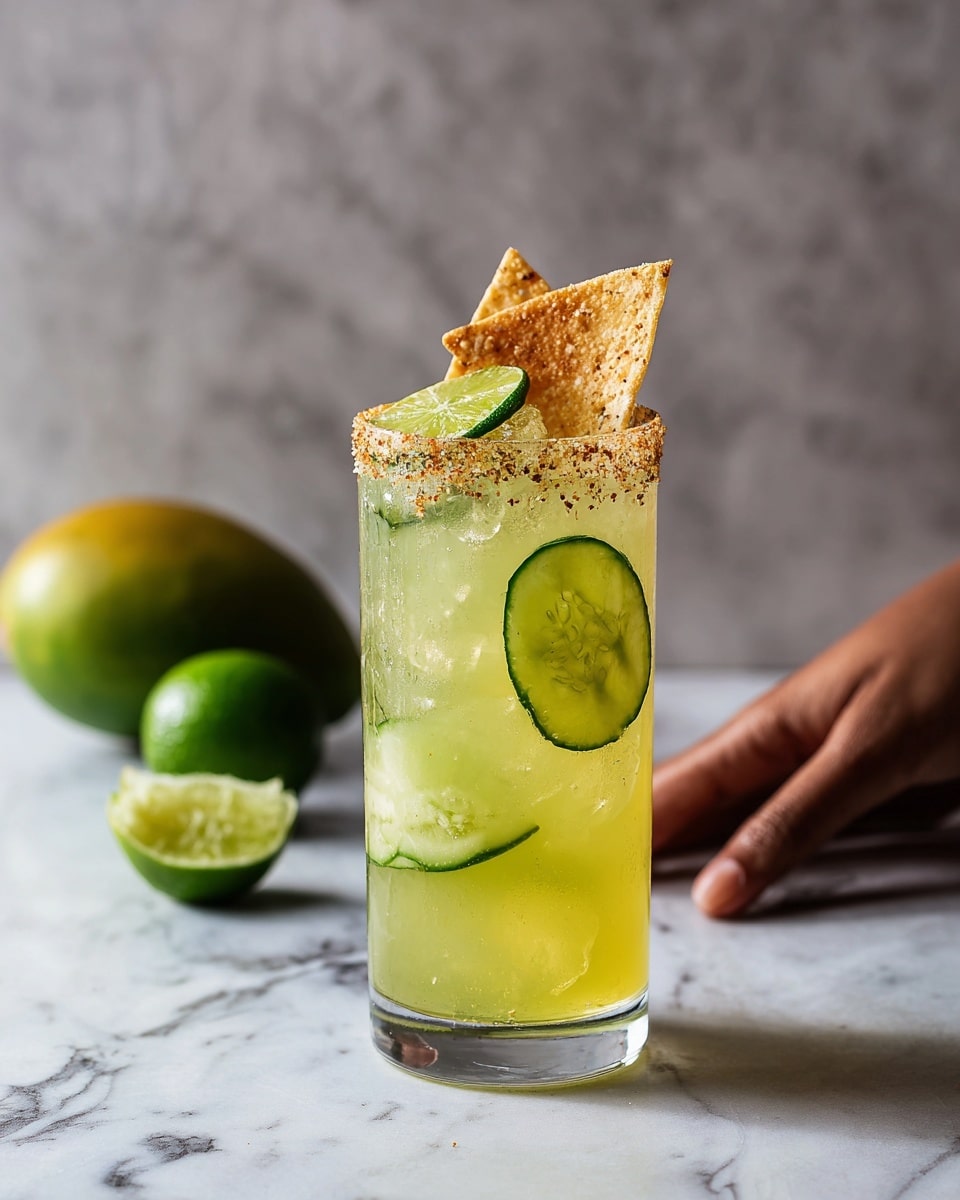 Hot Honey Mango Tajín Margarita Recipe - Recipe Image