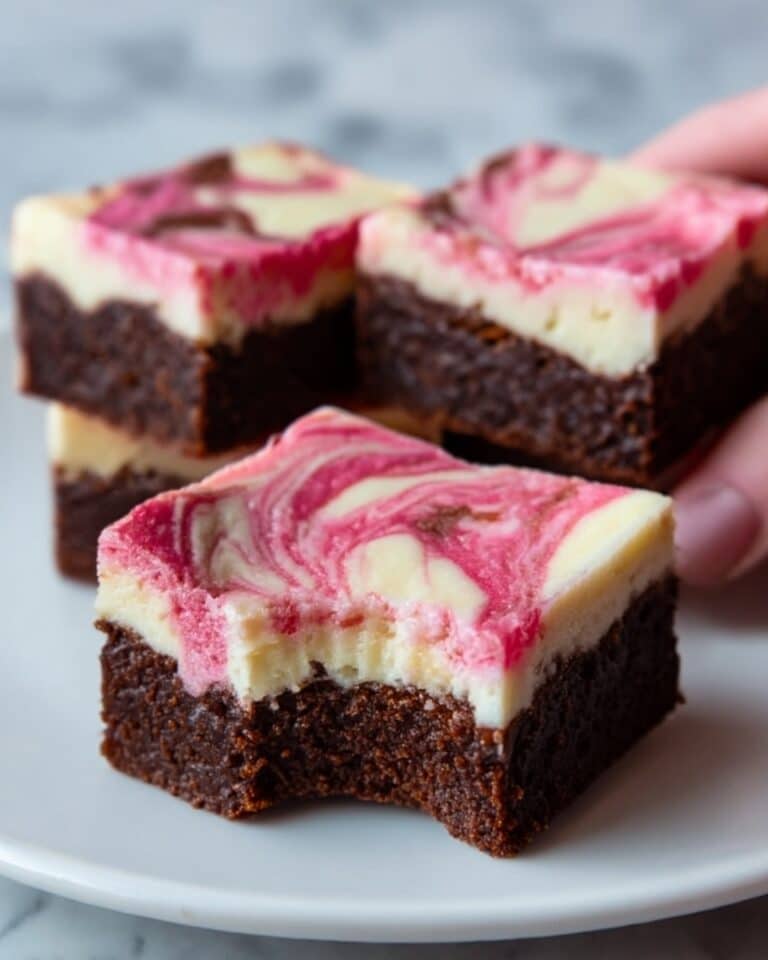 Valentine’s Day Cheesecake Brownies Recipe