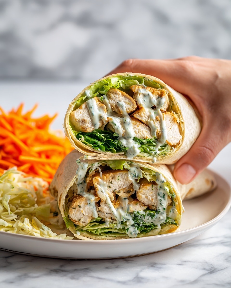Chicken Caesar Wrap: 5 Steps to Flavorful Perfection Recipe - Recipe Image