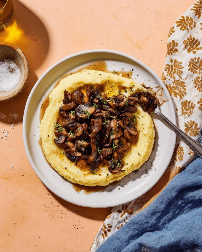 Polenta with Wild Mushroom Ragu Recipe