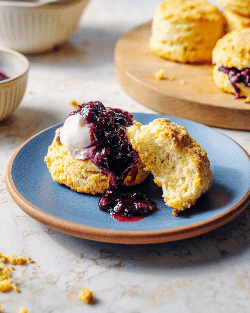 Lemon Cornmeal Biscuits Recipe