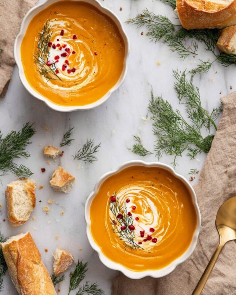 Creamy Carrot and Sweet Potato Soup Recipe