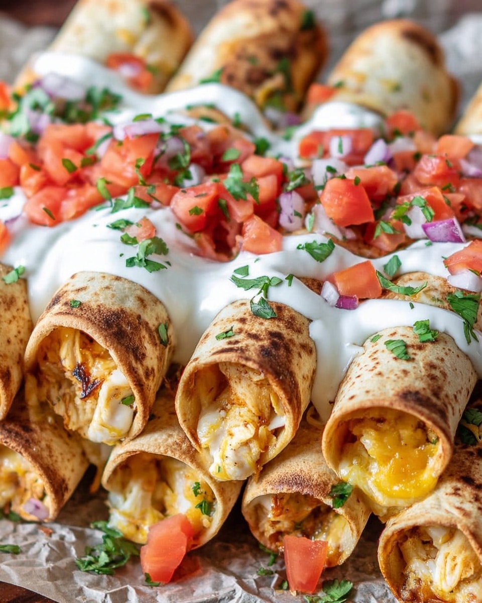 Baked Chicken Taquitos Recipe