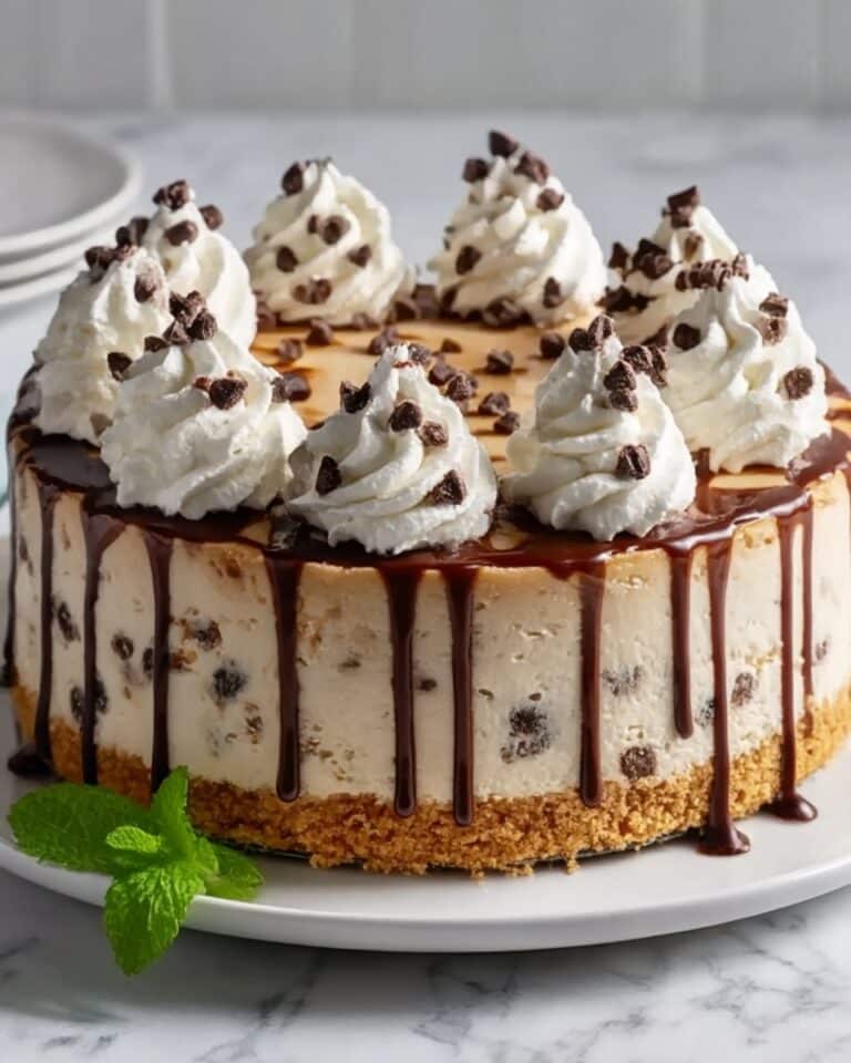 Decadent No-Bake Cookie Dough Cheesecake Recipe