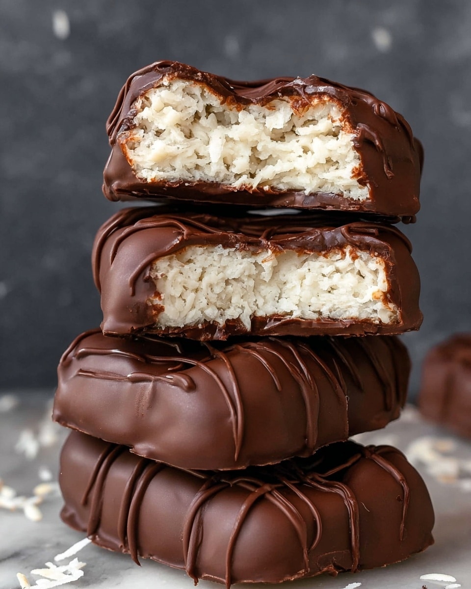 Chocolate Coconut Bars Recipe - Recipe Image