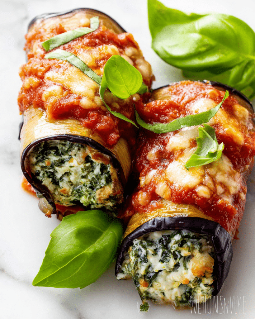Eggplant Rollatini (Easy & Healthy) Recipe