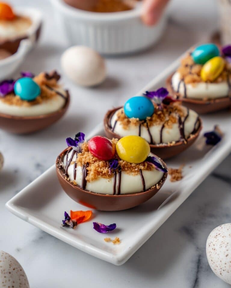 No-Bake Easter Egg Cheesecakes Recipe