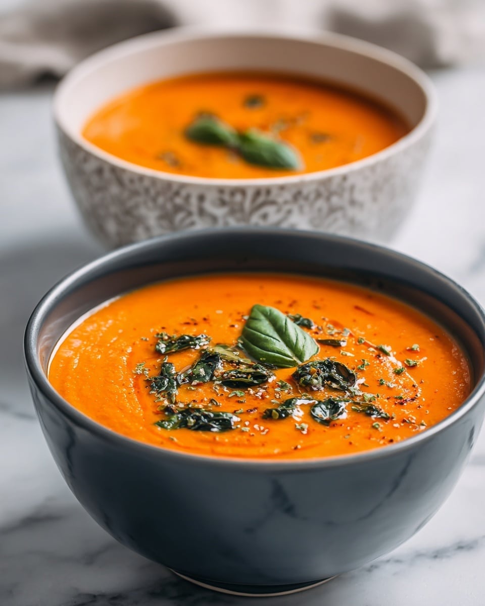 Roasted Italian Sweet Potato Soup Recipe - Recipe Image