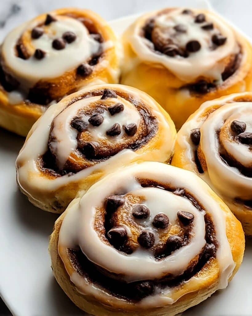 Chocolate Chip Cookie Stuffed Cinnamon Rolls Recipe