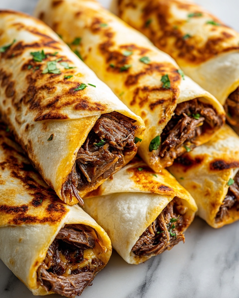 French Dip Tortilla Roll Ups Recipe - Recipe Image