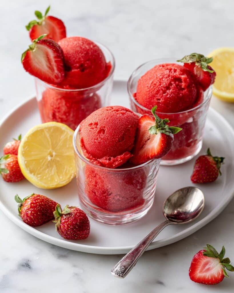 Refreshing Strawberry Sorbet Recipe