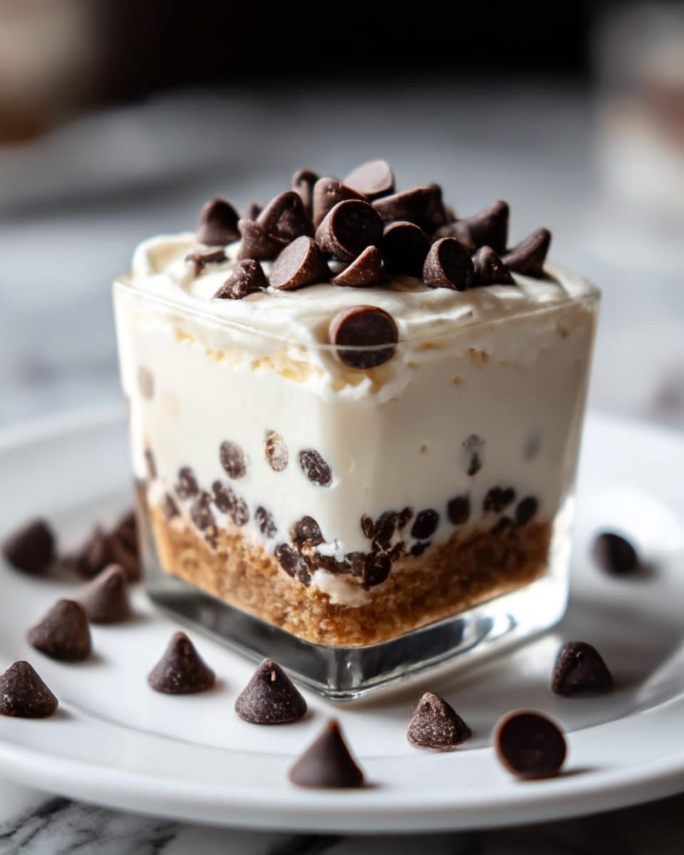 Chocolate Chip Cookie Layered Pudding Dessert Recipe - Recipe Image