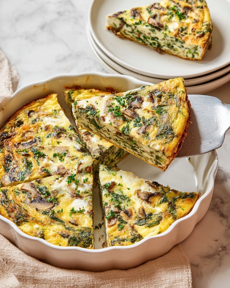 Kale and Feta Crustless Quiche Recipe - Recipe Image